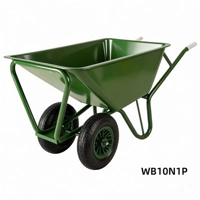 Wheelbarrow with 2 Front Wheels